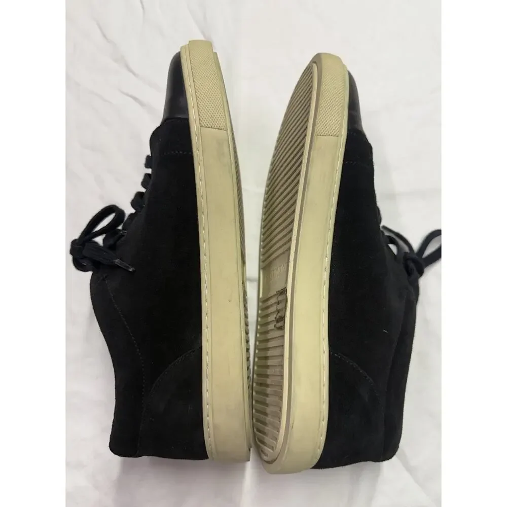 Allen Edmonds "Cooper" sneakers suede leather Men’s Size 8.5 D Black Handcrafted - Picture 11 of 15